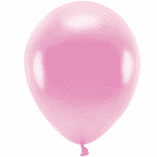 100 ECO-Luftballons - Ø 30cm - Metallic Rosa