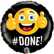 Mini Shape Smily "DONE"