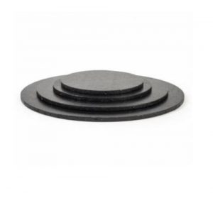 Tortenplatten - Rund - Schwarz 25cm