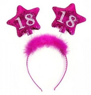 PartyDeco Haarreif zum 18. Geburtstag