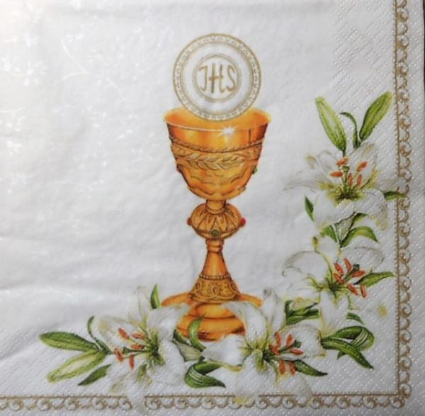 Servietten Kommunion 20Stk 33x33cm