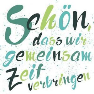 20 Servietten " Schön dass wir gemeinsam Zeit verbringen" 33x33cm