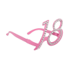 Geburtstagsbrille Diamonds 18 Pink