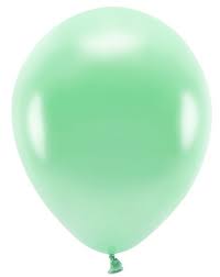 100 ECO-Luftballons - Ø 30cm - Metallic Mintgrün