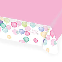Tischdecke Happy Birthday Pastel Papier115 x 175 cm