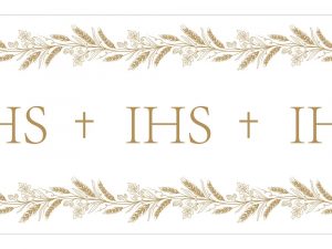 Tischläufer IHS aus Vlies 5m