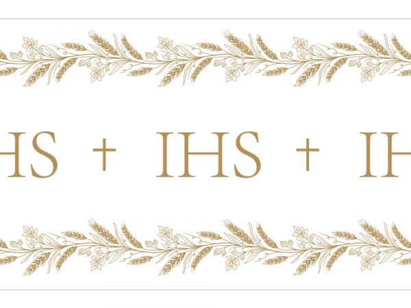 Tischläufer IHS aus Vlies 5m