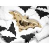 Fledermaus-Pappteller - Gold - 6 Stück