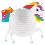 Einhorn Lampion rund