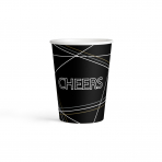 Becher Neujahr " Cheers " schwarz