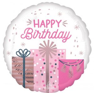 Folienballon Pastel Birthday 43cm
