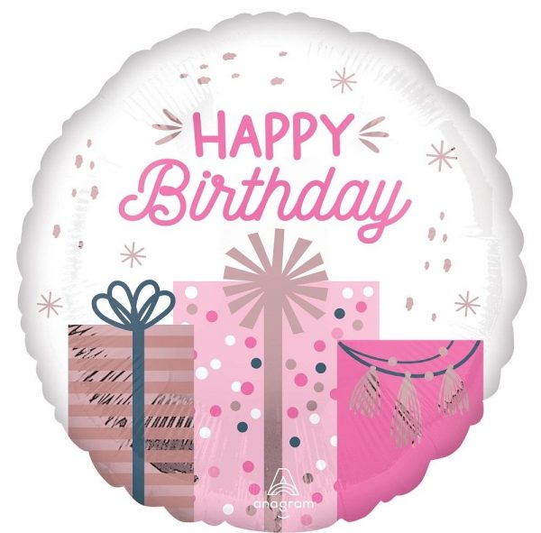 Folienballon Pastel Birthday 43cm
