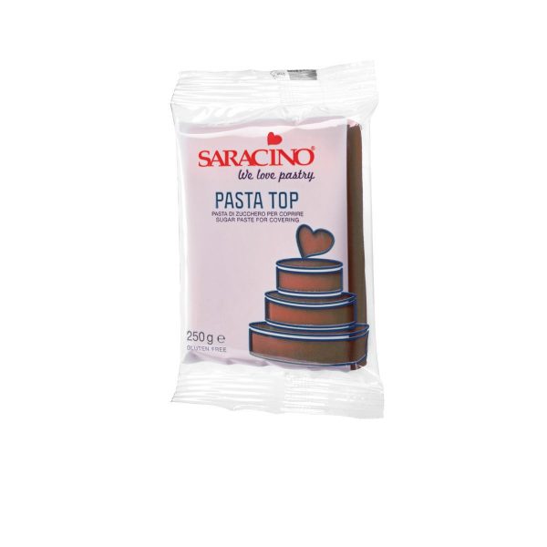 Saracino Pasta Top Rollfondant Braun 250gr.