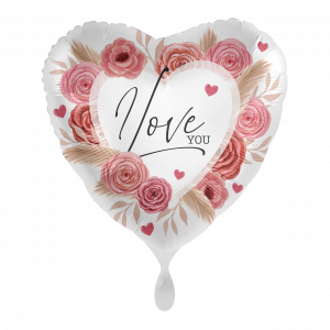 Folienballon Balloon -I Love You- 43 cm