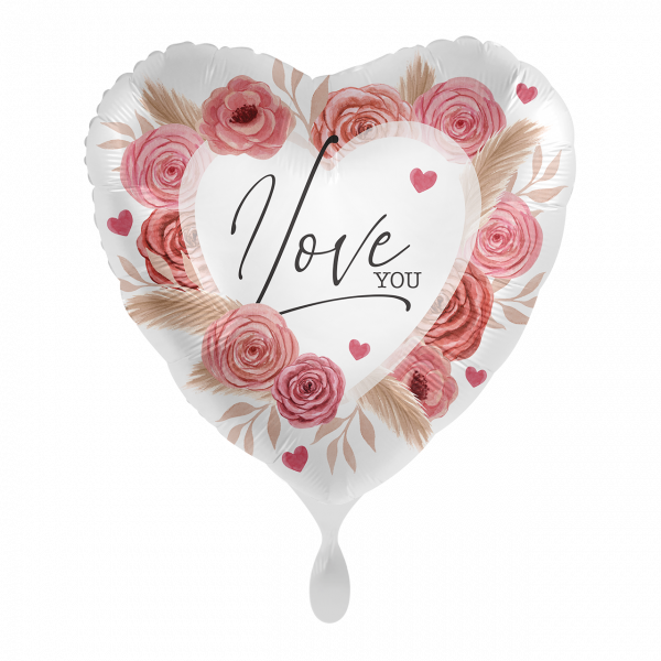 Folienballon Balloon -I Love You- 43 cm