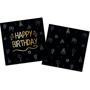 Servietten - Shining Glam - 33 x 33 cm - 16 Stück