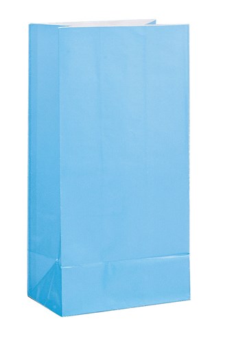 12 Geschenktüten Papier Powder Blue