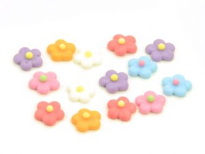 Cake-Masters Blümchen 10mm bunt Zucker 30 Stück