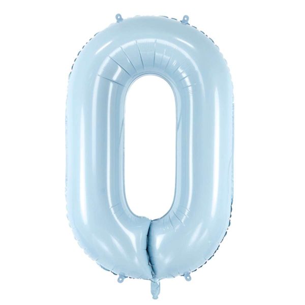 Folienballon Medium 0 Pastelblau 72 cm