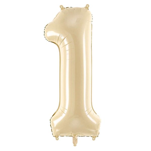 Folienballon Medium 1 Beige 72 cm