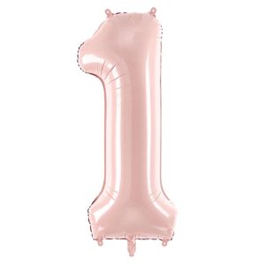 Folienballon Medium 1 Pastelrosa 72 cm