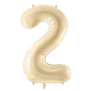 Folienballon Medium 2 Beige 72 cm