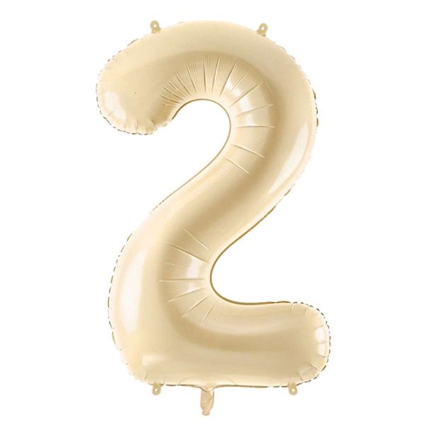 Folienballon Medium 2 Beige 72 cm