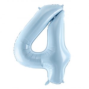 Folienballon Medium 4 Pastelblau 72 cm