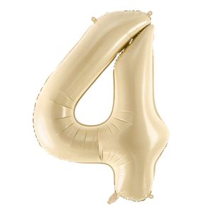 Folienballon Medium 4 Beige 72 cm