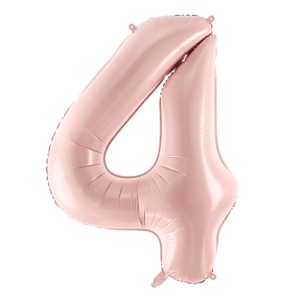 Folienballon Medium 4 Pastelrosa 72 cm
