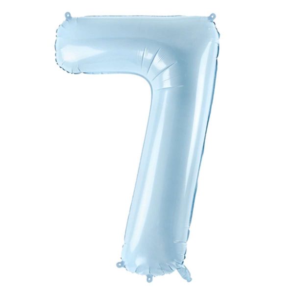 Folienballon Medium 7 Pastelblau 72 cm