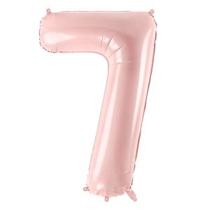 Folienballon Medium 7 Pastelrosa 72 cm