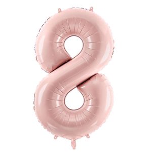 Folienballon Medium 8 Pastelrosa 72 cm