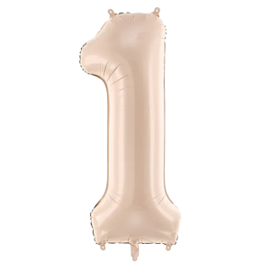 Folienballon Medium 1 Dunkelbeige 72 cm