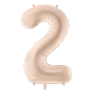 Folienballon Medium 2 Dunkelbeige 72 cm