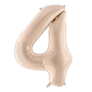 Folienballon Medium 4 Dunkelbeige 72 cm