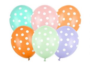 Ballons 30 cm, Dots , mix