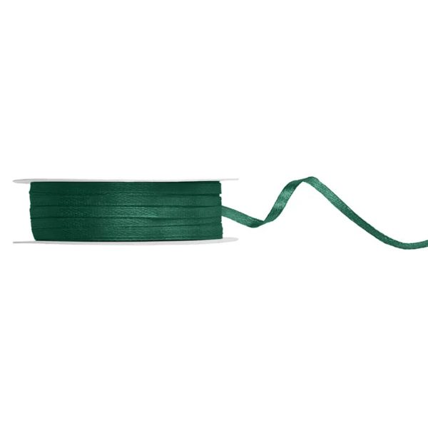 Geschenkband / Satinband - Flaschen Grün, 3mm/50m