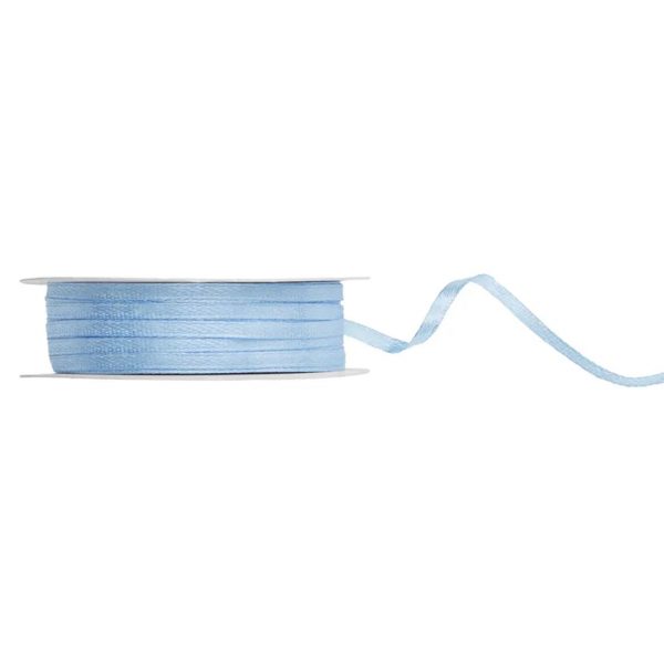 Geschenkband / Satinband - Hellblau, 3mm/50m
