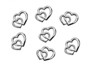 Streudeko Herzen, silber, 10mm