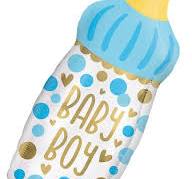 Folienballon Baby Boy Bottle 71cm
