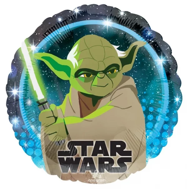 Folienballon Star Wars Galaxy Yoda  43 cm