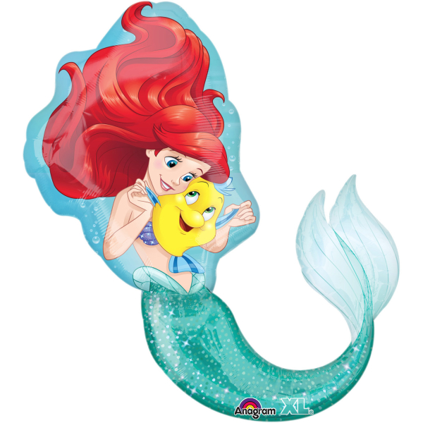 SuperShape Little Mermaid Ariel Folienballon 71 cm x 86 cm
