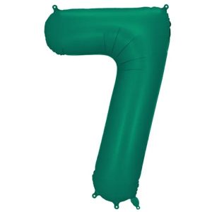 Folienballon Large 7 Flaschengrün 86cm