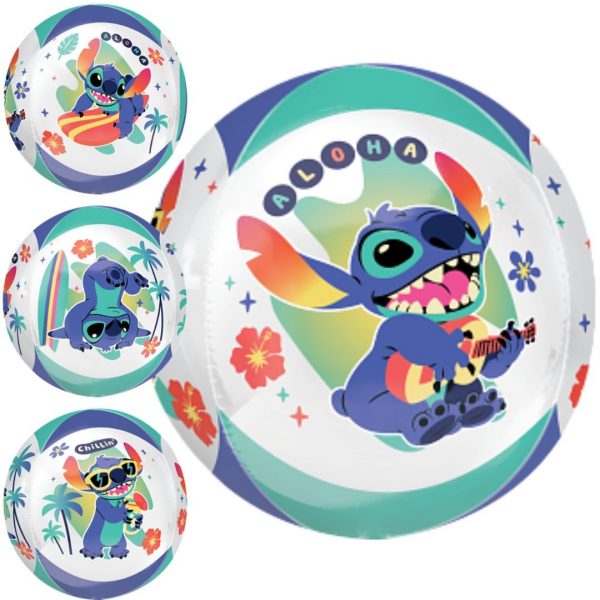 Folienballon Orbz – Stitch 38cm x 40cm