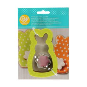 Wilton Comfort Grip Ausstechform Hase mit Mini-Schwanz Set/2