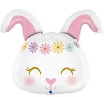 Folienballon Hippie Bunny Hase 64cm