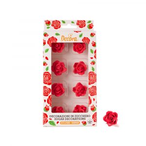 Decora Rosen rot 8 Stück