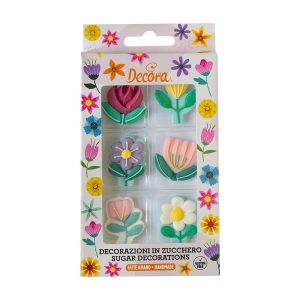 Decora Frühling Blumen aus Zucker
