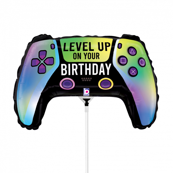 Air filled 10" Miniballoons - Vivid Game Controller
